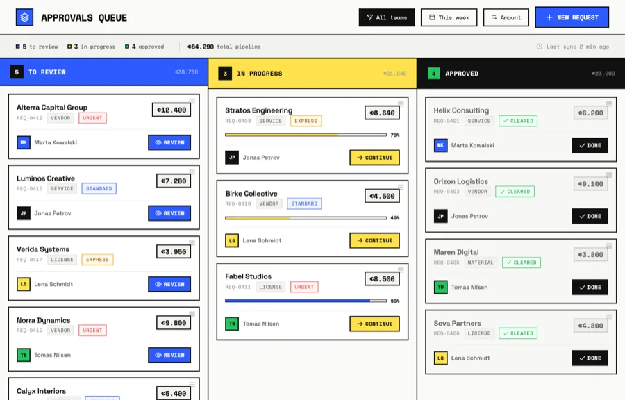 Internal tool example