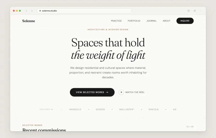Website example