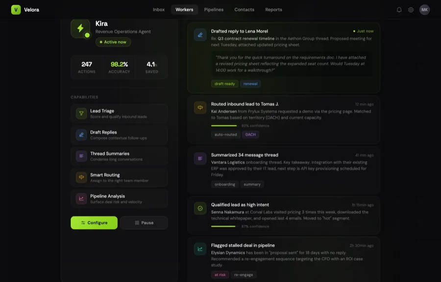 AI worker example