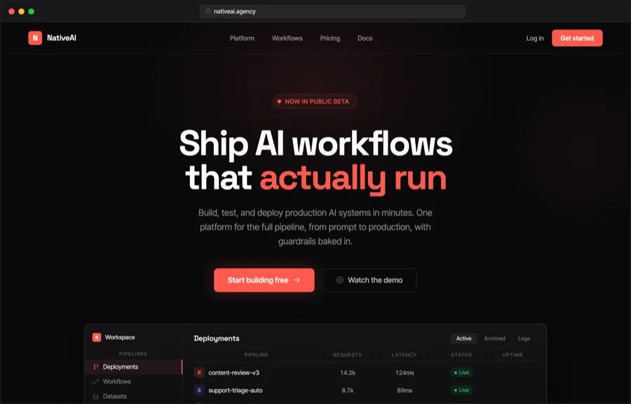 Website example